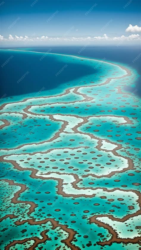 Premium AI Image | Photo of a vibrant and diverse coral reef ecosystem seen from above in the ...