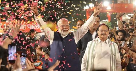 Narendra Modi proclamó su victoria electoral en la India