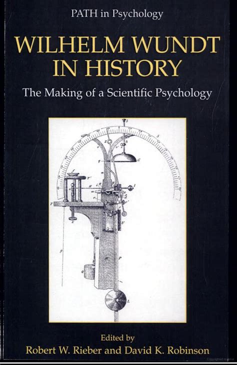 Wilhelm Wundt in History: The Making of a Scientific Psychology | Forum for History of Human Science