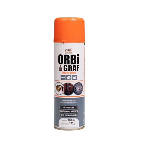 Orbi Graf Grafite Spray 300ml Alvorada Lubrificantes