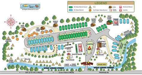 Campground Map Template