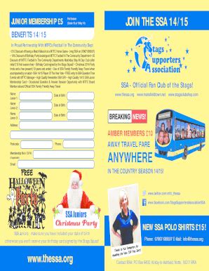 Fillable Online Mansfieldtown STAGS A4 4PP CMYK App Form NEW Layout 1