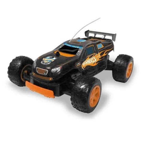 HOT WHEELS Voiture télécommandée Rock Monster Orange Cdiscount Jeux Jouets