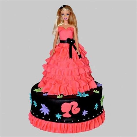 Barbie Doll Cake In Chandigarh And Mohali Online Cakes Mohali Bakers