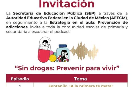 Secundaria T Cnica Turno Vespertino Invitaci N Sin Drogas