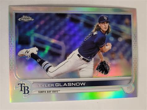 2022 Topps Chrome Refractor 152 Tyler Glasnow Tampa Bay Rays EBay