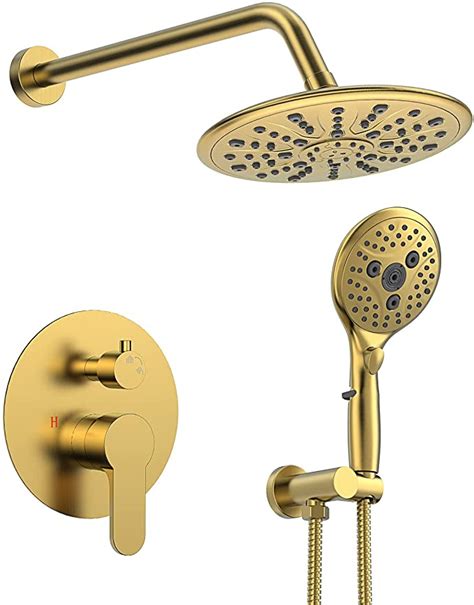 Bathroom Rainfall Shower Faucet Set Complete With Setting Jc