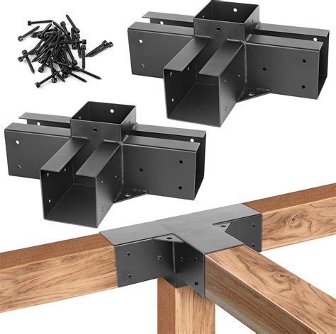 Kit Di Staffe Per Pergola 4x4 In Acciaio Inox 4 Vie Kit Fai Da Te