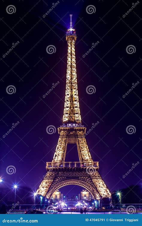 Paris, Eiffel Tower, Seine & Bridges Editorial Image | CartoonDealer ...