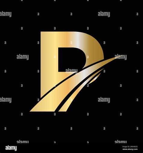 Initial P Letter Logo Design Symbol Letter P Logotype Sign Template