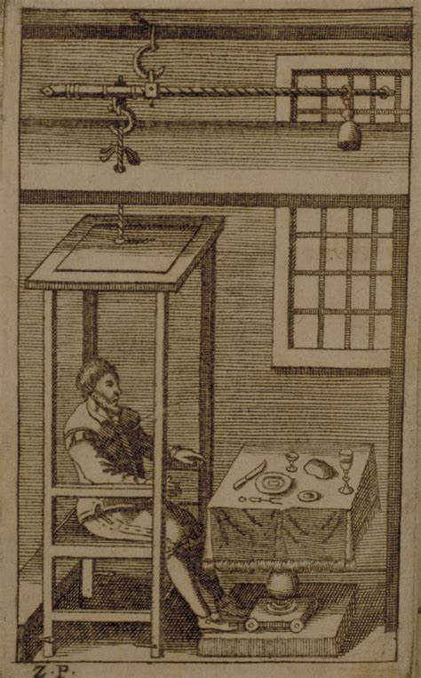 The scale invented by Santorio Santorio to weigh the loss of fluids ...