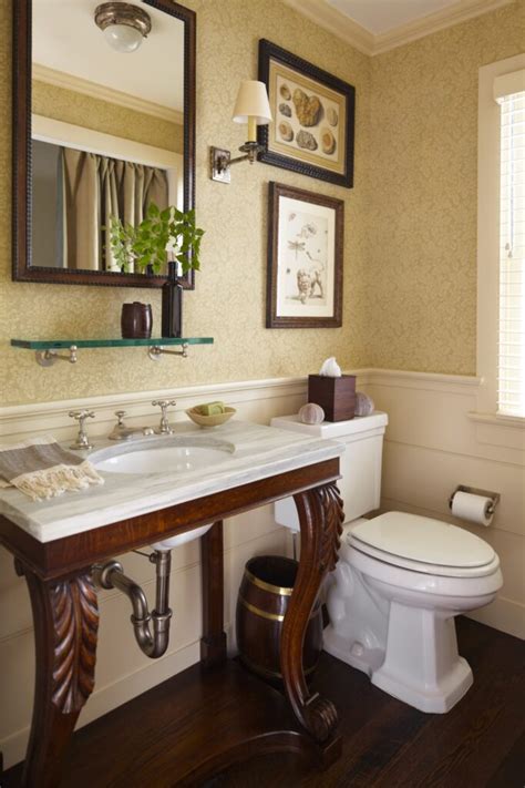 Gil Schafer Connecticut Farmhouse Renovation Powder Room The Glam Pad