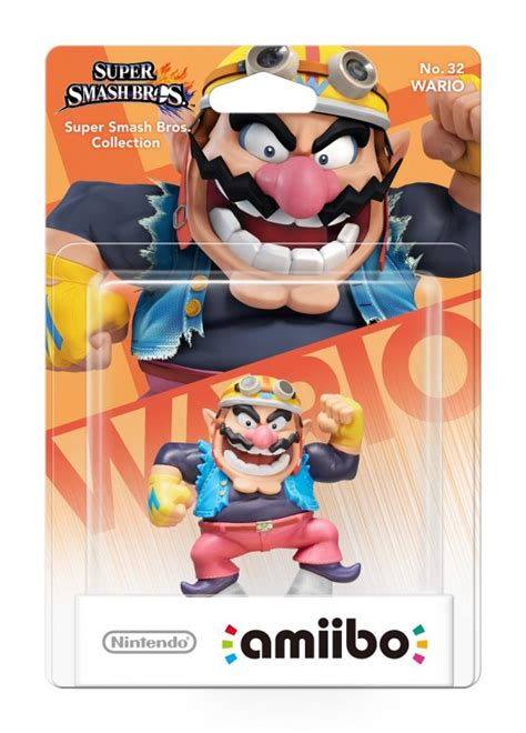 Amiibo Super Smash Bros Collection Figur Wario Gebraucht