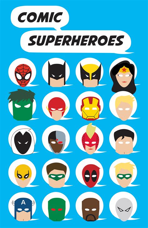 Superhero Icons :: Behance