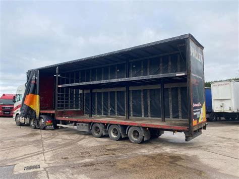 Montracon M Tri Axle Double Deck Curtainsider Trailer Ror Axles For