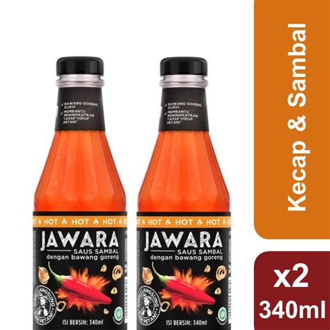 Jual Jawara Saus Sambal Hot 2 X 340 ML Shopee Indonesia