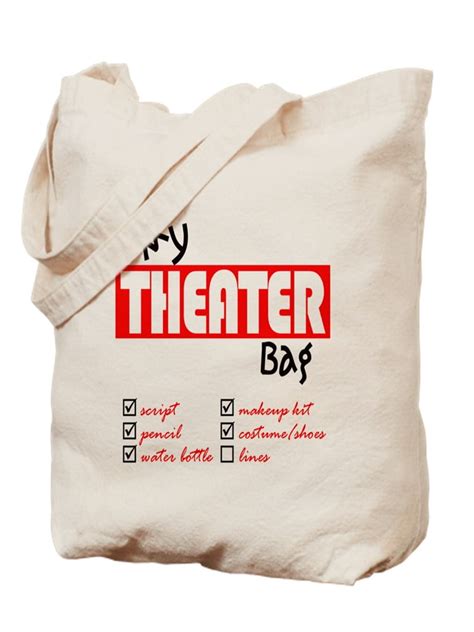 CafePress Theater Bag Natural Canvas Tote Bag Cloth Shopping Bag