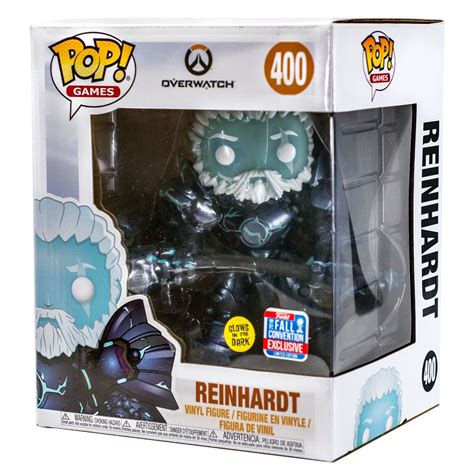 Overwatch Reinhardt Funko Pop Games Nycc Exclusive Glow In