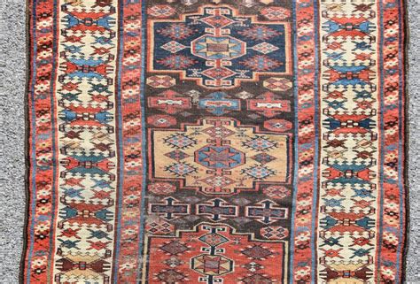 Proantic Tapis de couloir Caucasien Kazakh Ancien 3 96 X 1 08 Mè