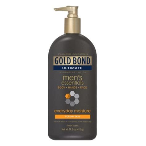 Gold Bond Ultimate Men S Essentials Everyday Moisture Hydrating Lotion