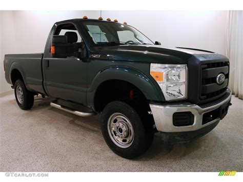 2011 Forest Green Metallic Ford F250 Super Duty XL Regular Cab 4x4