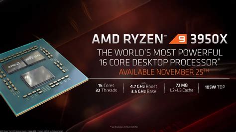 AMD Ryzen 9 3950X 16 Core Flagship & Athlon 3000G CPUs Announced