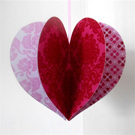 Free Printable Valentine Heart Hanging | Creative Center