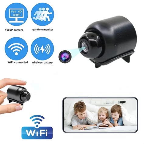 Mini Kamera Wifi Kablosuz Ak Ll Ev Hd P Ip Kamera Kapal G Venlik G