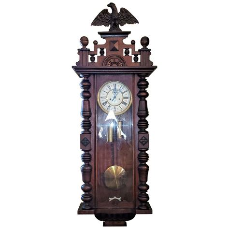 Antique Pendulum Wall Clocks - 119 For Sale on 1stDibs | antique wall ...