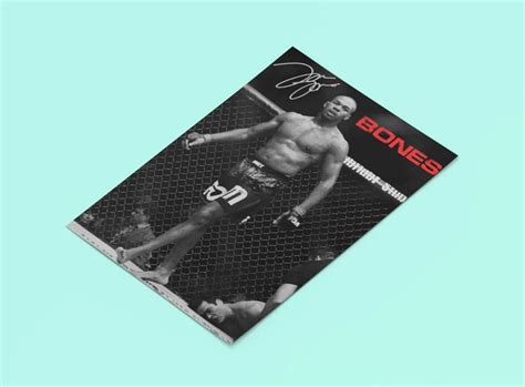 Jon Jones UFC Poster, UFC Wall Art, Jon Jones Art, Jon Jones Print, MMA ...