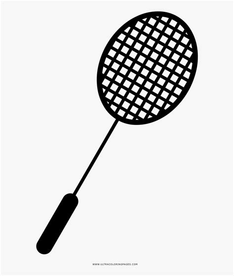 Crossed Badminton Racket With Shuttlecock SVG Clipart Cut Files