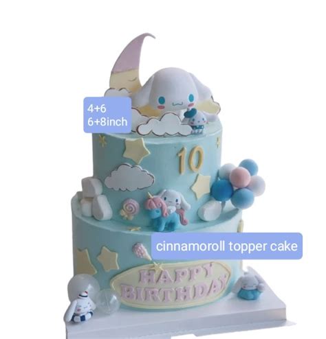 Cinnamoroll cake, Food & Drinks, Homemade Bakes on Carousell