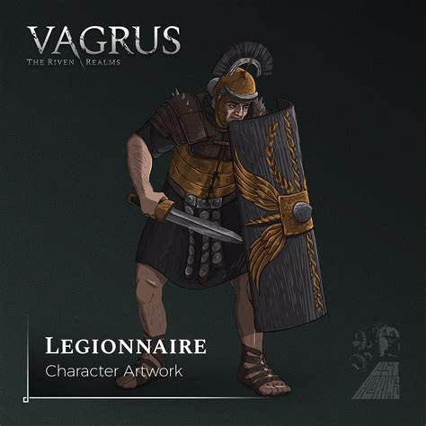 Character Artwork Imperial Legionnaire Vagrus The Riven Realms By