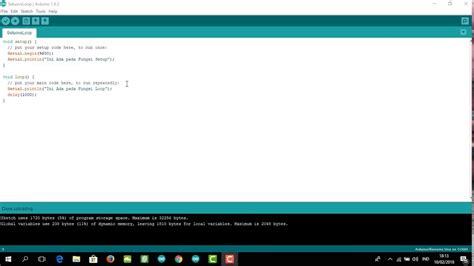Arduino Episode 9 Apa Beda Fungsi Void Setup Dan Void Loop