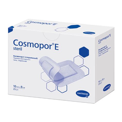 Повязка Cosmopor Е/Космопор Е 10 х 8 см 25 шт - купить, цена и отзывы ...