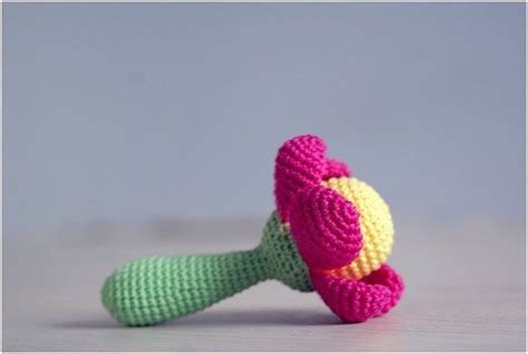 Amigurumi Rattle Toy Crochet Rattle Rattle For Newborn Butterfly