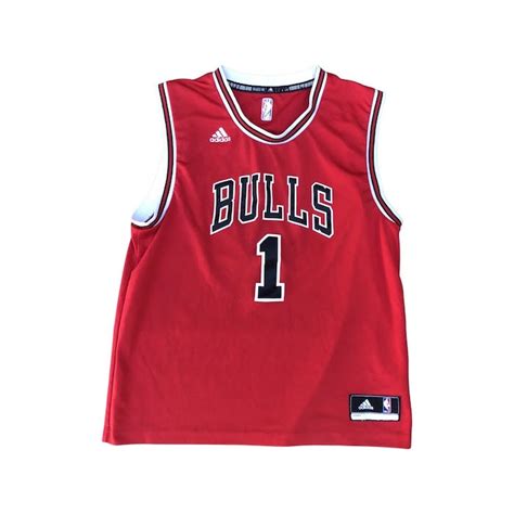 Adidas Rare Adidas X Nba Jersey Derrick Rose Chicago Bulls Jersey Grailed