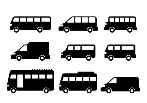 Minibus Vector Art Icons And Graphics For Free Download