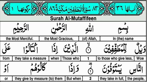 Ep Quran Tafseer Surah Al Mutaffifin Ayat To Taimiyyah