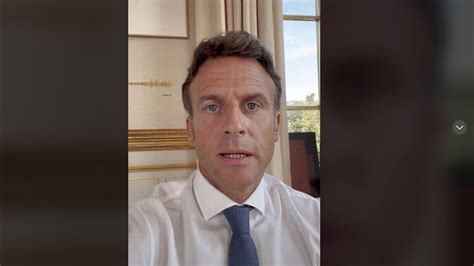 Rentr E Scolaire Dans Une Vid O Tiktok Emmanuel Macron Appelle