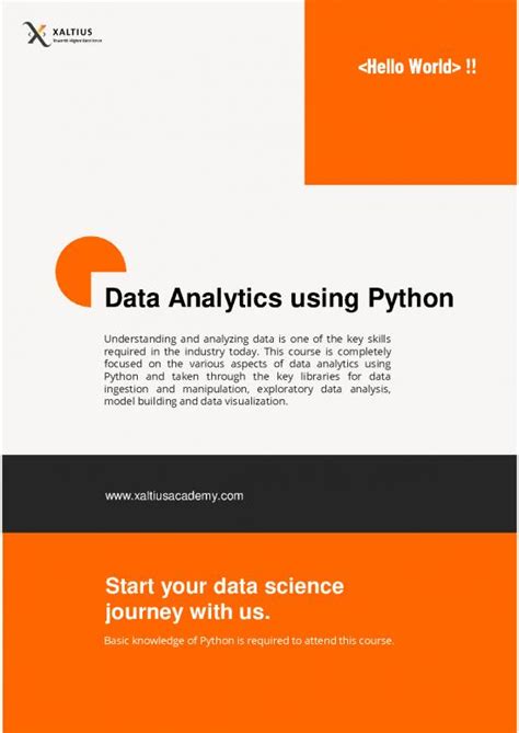 Data Wrangling With Python Pdf 181394 Data Analytics Using Python