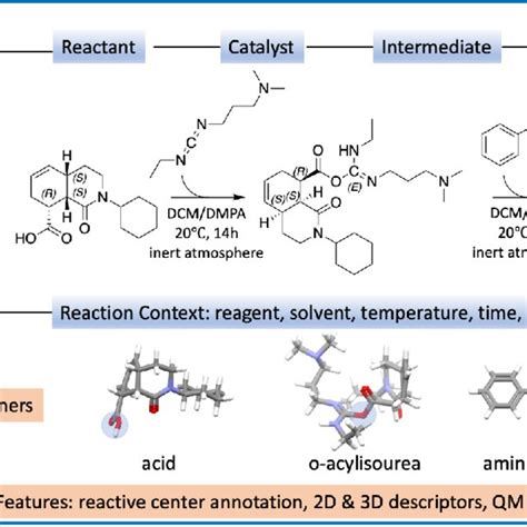 The Overview Of The Amide Coupling Dataset The Reaction Part Download Scientific Diagram