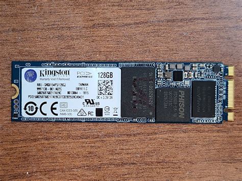 ORIGINAL!! KINGSTON 128GB SATA M.2 SSD SOLID STATE DRIVE RBU-SNS8154P3 ...