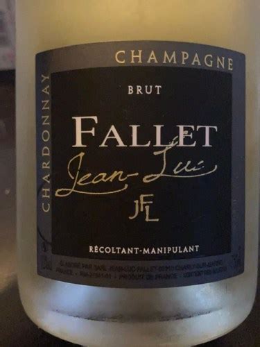 Jean Luc Fallet Chardonnay Brut Champagne Vivino US