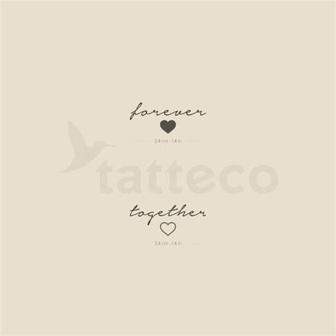 Together Forever Tattoos