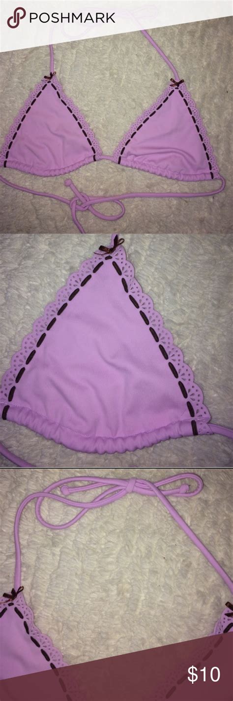 Victoria Secret Lavender Triangle Bikini Top Sz S