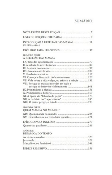 A Rebelião das Massas José Ortega y Gasset Livraria Casa de Ouro