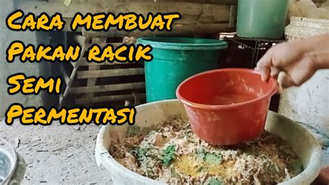 Cara Membuat Pakan Semi Permentasi Youtube