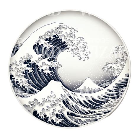 Great Wave of Kanagawa Tattoo Design – Tattoos Wizard Designs