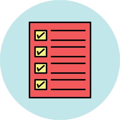 Checklist Vector Icon 17194863 Vector Art At Vecteezy